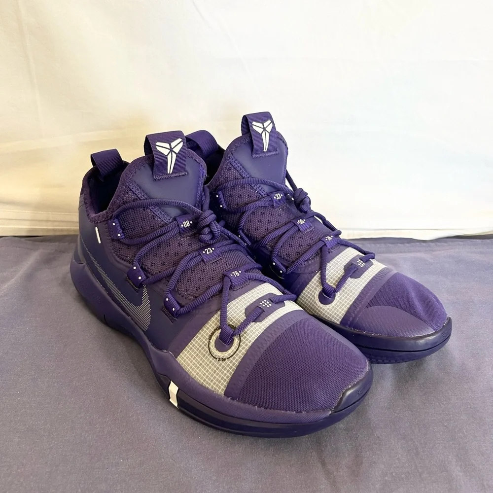 Nike Kobe A.D. Exodus Court Purple size 10.5 BRAND NEW MEN’S BASKETBALL SHOES - Picture 2 of 9
